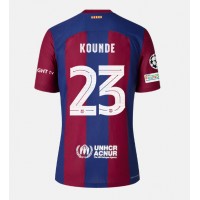 Maglie da calcio Barcelona Jules Kounde #23 Prima Maglia 2023-24 Manica Corta